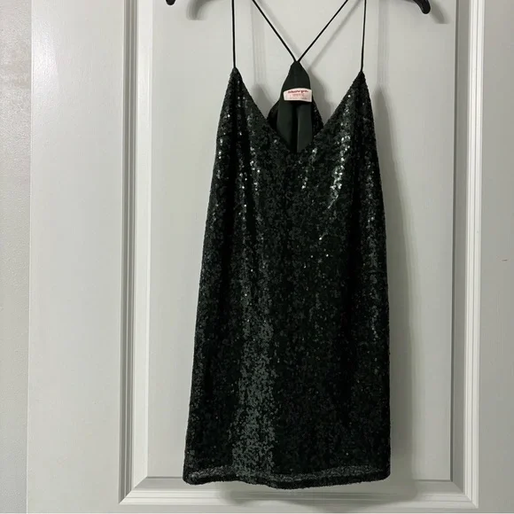 Showpo. | Dresses | Showpo Dark Green Sequin Dress Size Us 4 | Poshmark